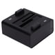 thumbnail image 3 of Caja de disco duro de doble bahía 5Gbps USB3.0 disipación de calor segura intercambio en caliente estación de acoplamiento de disco duro enchufe de EE. UU. 100-240V, 3 of 10