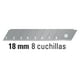 thumbnail image 3 of Repuesto cuchillas cutter 50 pzas SK4 18 mm Truper REP-CUT-650 100101, 3 of 4