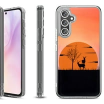 For Samsung Galaxy A36 5G Protective Shockproof Phone Case, by OneToughShield - Sunset Deer