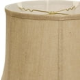 thumbnail image 4 of HomeRoots 469763 19 in. Golden Fiber Throwback Drum Burlap Lampshade Jute, 4 of 5