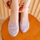 thumbnail image 3 of Calcetines de encaje calcetines transpirables calcetines de ballet calcetines antideslizantes calcetines bajos transparentes calcetines de equipaje, 3 of 5