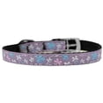 thumbnail image 2 of Butterfly Nylon Dog Collar With Classic Buckle 3/8" Lavender Size 16, 2 of 2