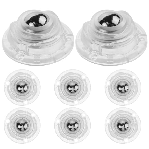 8 ruedas giratorias adhesivas para muebles y electrodomésticos.