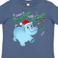 thumbnail image 4 of Inktastic I Want a Hippopotamus for Christmas Hippo in Santa Hat Boys or Girls Toddler T-Shirt, 4 of 5
