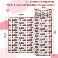 thumbnail image 5 of Red Christmas Farm and Truck Pattern Toddler Nap Mats for Kids Preschool,50"x20" Sleeping Mat Bag or Kids,Toddler Sleeping Bag,Toddler Nap Mat or Daycare, 5 of 6