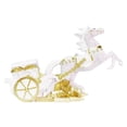 thumbnail image 4 of Escultura de animal, estatua de caballo, regalo de cumpleaños, colección, decoración, adorno de resina Blanco, 4 of 8
