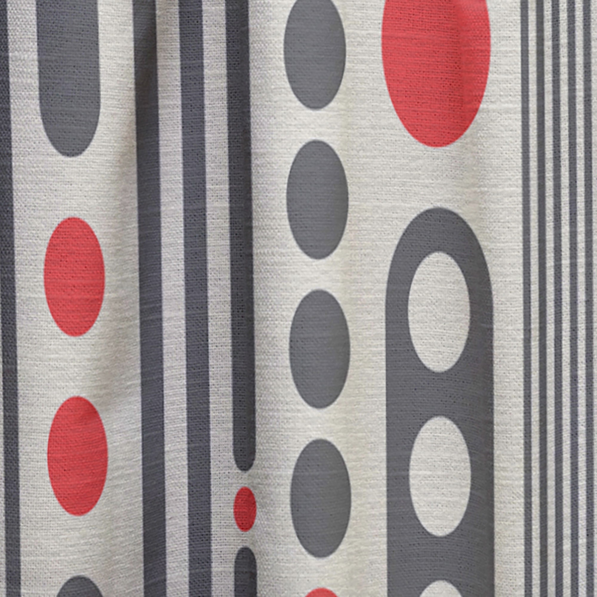 Designart 'Geometrical Abstract Retro Minimal Pattern II' Mid-Century Modern Curtain Panel