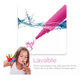 thumbnail image 4 of Kit De Dibujo Profesional Lapices Plumones De Arte Acuarela, Rosa, 4 of 5