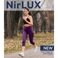 thumbnail image 2 of Capri Leggings With Side Pockets Size 8, 17" Inseam Plum Purple, 2 of 6