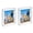 2-208x157mm, variant on Decorative Clear Acrylic Photo Frame with Scalloped Edges and Double-Sided Display, Design for Pictures and Flat Paper Card