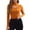 a-Orange6217, variant on VNKIDY Women's Solid Color Long Sleeve Turtleneck T Shirts Hollow Out Decor Ribbed Slim Fit Pullover For Casual Daily Office Street Wear Cozy Tops
