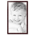 thumbnail image 2 of ArtToFrames 24" x 40" Cherry Stain with Gold Beads Picture Frame, 24x40 inch Red Wood Poster Frame (WOM-4140), 2 of 7