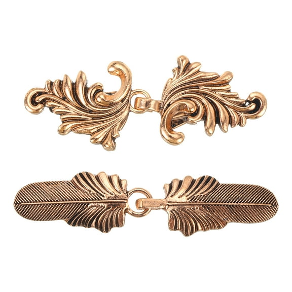 2 Pack Vintage Sweater Clips Cape Cloak Clasp Cardigan Clips for Women, Copper