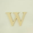thumbnail image 4 of Package of 1, 6 Inch X 3/4" Thickness Baltic Birch Wood Letter w in The Times New Roman Font, Thick, Lower Case for Art & Craft Project, Made in USA, 4 of 4