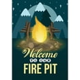 thumbnail image 2 of America Forever Welcome to Our Firepit House Flag Double Sided Winter Campfire Camping Flags for Campers Seasonal Yard Outdoor Decorative Flag - 28 x 40 Inch, 2 of 3