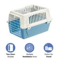 thumbnail image 5 of Ferplast ATLAS Two Door Top Load Plastic Kennel Carrier, For Small Cat or Dog, Blue 19 inch, 5 of 5