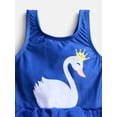 thumbnail image 2 of Wonder Nation Baby and Toddler Girls One Piece Tutu Swimsuit, Sizes 12M-5T, 2 of 3