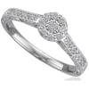Tara Rose 1/4 Carat T.W. Diamond 10kt White Gold Promise Ring