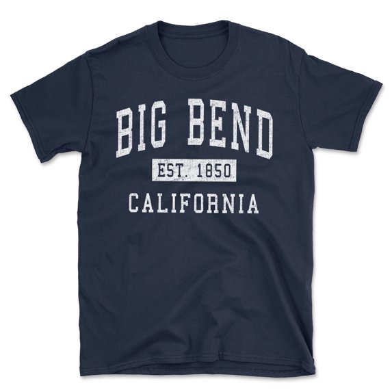 Big Bend California Classic Established Men's Cotton T-Shirt