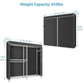thumbnail image 3 of VIPEK V4C Garment Rack with Cover Heavy Duty, Covered, White, Black, 3 of 8