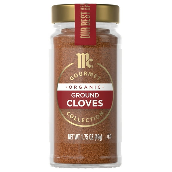 Pack Of 2 McCormick Gourmet Organic Ground Cloves, 1.75 oz (Package May Vary)