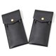 thumbnail image 2 of 2PC Leather Material Large Capacity Pen Bag Personalized Business Leather Leather Signatures Pen Storage Bag Student Portable Stationery Bag Deals Of The Day Clearance, 2 of 8