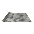 thumbnail image 2 of Ahgly Company Indoor Square Abstract Gray Modern Area Rugs, 4' Square, 2 of 4