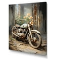 thumbnail image 2 of Designart "Biking With An Impressionistic Touch II" Motorcycle Wall Art Living Room, 2 of 7