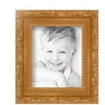 thumbnail image 2 of ArtToFrames 5" x 6" Bright Gold Picture Frame, 5x6 inch Gold Wood Poster Frame (WOM-4928), 5 Pack, 2 of 6