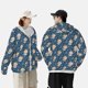 thumbnail image 4 of Balery Astronaut Corgi Dog Sudadera ligera de manga larga con capucha y protección solar UPF 50+ para hombre y mujer, ideal para pesca y running-X-Large, 4 of 7