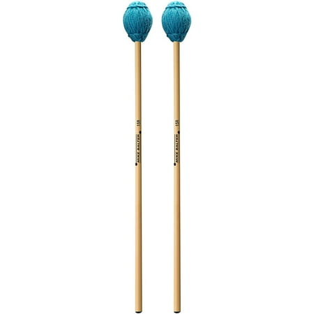 Mike Balter Ensemble Series Rattan Marimba Mallets 15 Aqua Yarn Soft