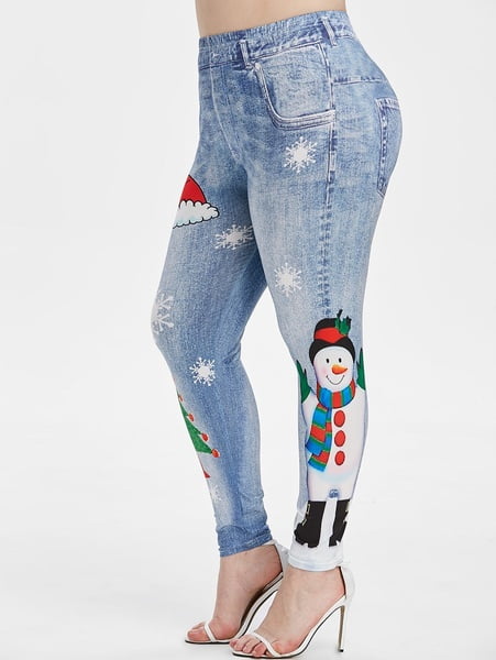 christmas leggings walmart