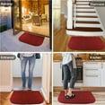 thumbnail image 5 of 17"x28" Indoor Doormat Front Door Mat, Low-Profile Machine Washable Kitchen Rug Absorbent Mud Half Round Entrance Mat for Entryway, Patio, Bedroom, 5 of 6