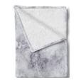 thumbnail image 2 of Marble Print Soft Flannel Fleece Throw Blanket, Granite Surface Pattern Stormy Details Natural Mineral Formation, Cozy Plush for Indoor and Outdoor Use, 60" x 80", Pale Grey Dust, by Ambesonne, 2 of 5