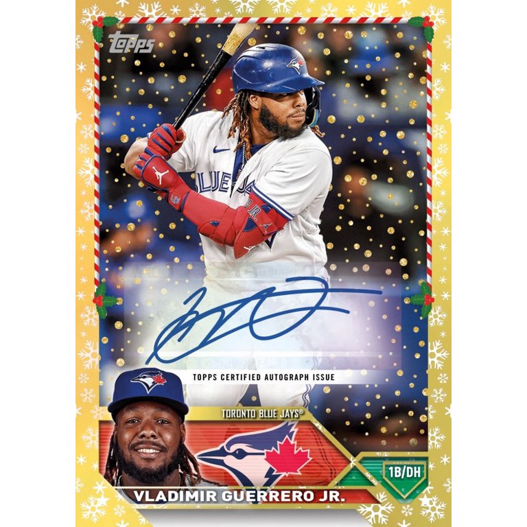 Topps 2023 Baseball Holiday Mega Box, 10 Packs, MLB Cards, Relic