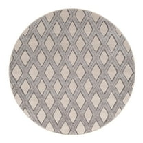 Unique Loom Arlo Collection Area Rug - Derek (5' 3" Round Sandy Beige/Beige)