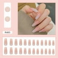 thumbnail image 3 of 4 Boxes 96 Pcs Press on Nails - Long Ballet Nails with Soft Pink Gradient, Quick Wear & Reusable for Parties, Weddings, Daily Use, 3 of 8