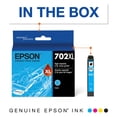 thumbnail image 2 of Cartucho de tinta Epson T702 DuraBrite de ultra alta capacidad cian, 2 of 5