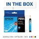 thumbnail image 2 of Cartucho de tinta Epson T702 DuraBrite de ultra alta capacidad cian, 2 of 5