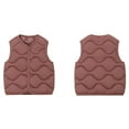 thumbnail image 3 of Hicidod Infant Warm Vest Solid Color Lightweight Thick Baby Jackets Spring Fall Winter Sleeveless Vest Down Coat Clothes, 3 of 4