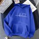 thumbnail image 5 of Gibobby Sudadera con capucha Casual Sweater Long Encapuchado impreso encapuchado Mujeres Hoodies & Sudaderas （Azul， XXL), 5 of 5