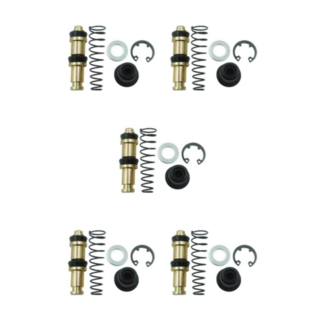 mmirethe Efficient Long-lasting Brake Pump Piston Plunger Repair Kit for Scooter Upper Pump 14mm 5Set