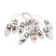 thumbnail image 1 of Christmas Bulb String Lights Decorations Christmas Tree Snowman Elk Santa Battery Operated Powerd 4.9 FT 10 LED Twinkle Indoor Outdoor Window Decor, 1 of 9