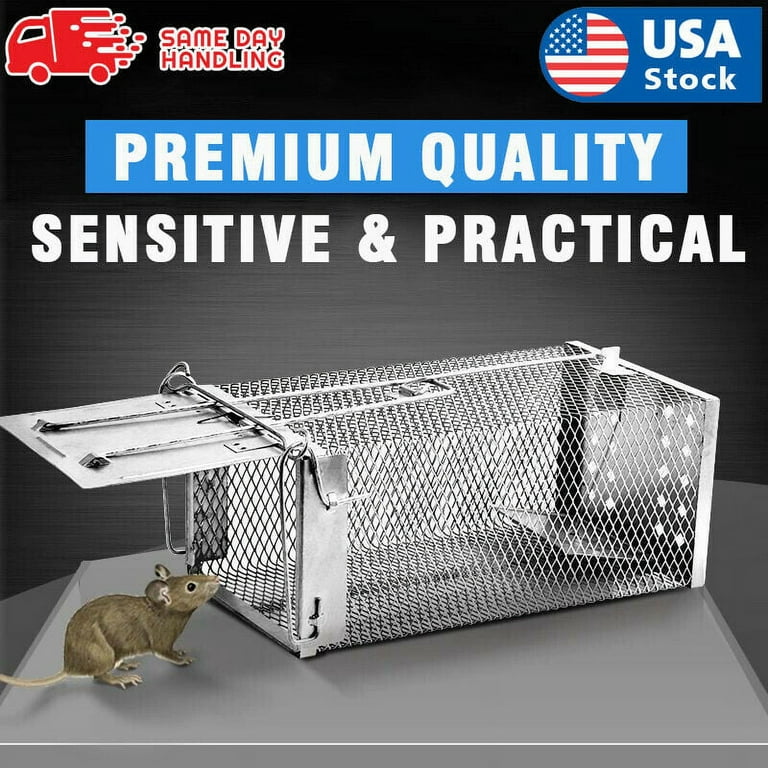 USA Mouse Trap Rat Trap Rodent Trap Live Catch Cage Easy to Set Up