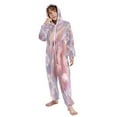 thumbnail image 5 of BZSMCE Unisex One-piece Pajama Cotton Sleepwear Pastel Dragon's Bubbly Fantasy Printed, 5 of 8