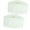 Clear, variant on Parcelona French 13 Teeth Crown Small Celluloid Side Hair Combs for Women(2 Pcs)