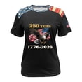thumbnail image 4 of vigerkar 4th of July Outfits for Women USA Patriotic Shirts for Women Short Sleeve Red White and Blue Shirts American Flag Summer Tops (Grey, 5XL), 4 of 6