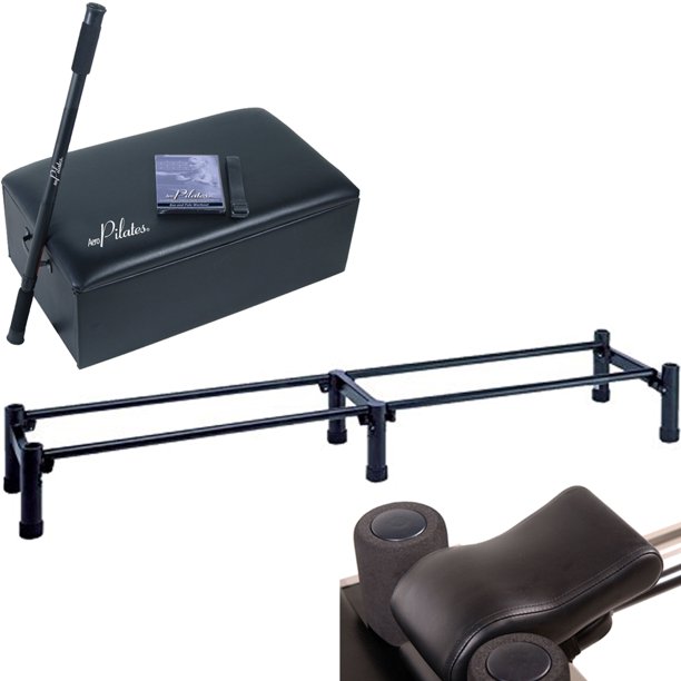 Stamina AeroPilates Box + Pole Bundle w/ 3 Cord Reformer Stand, Pillow
