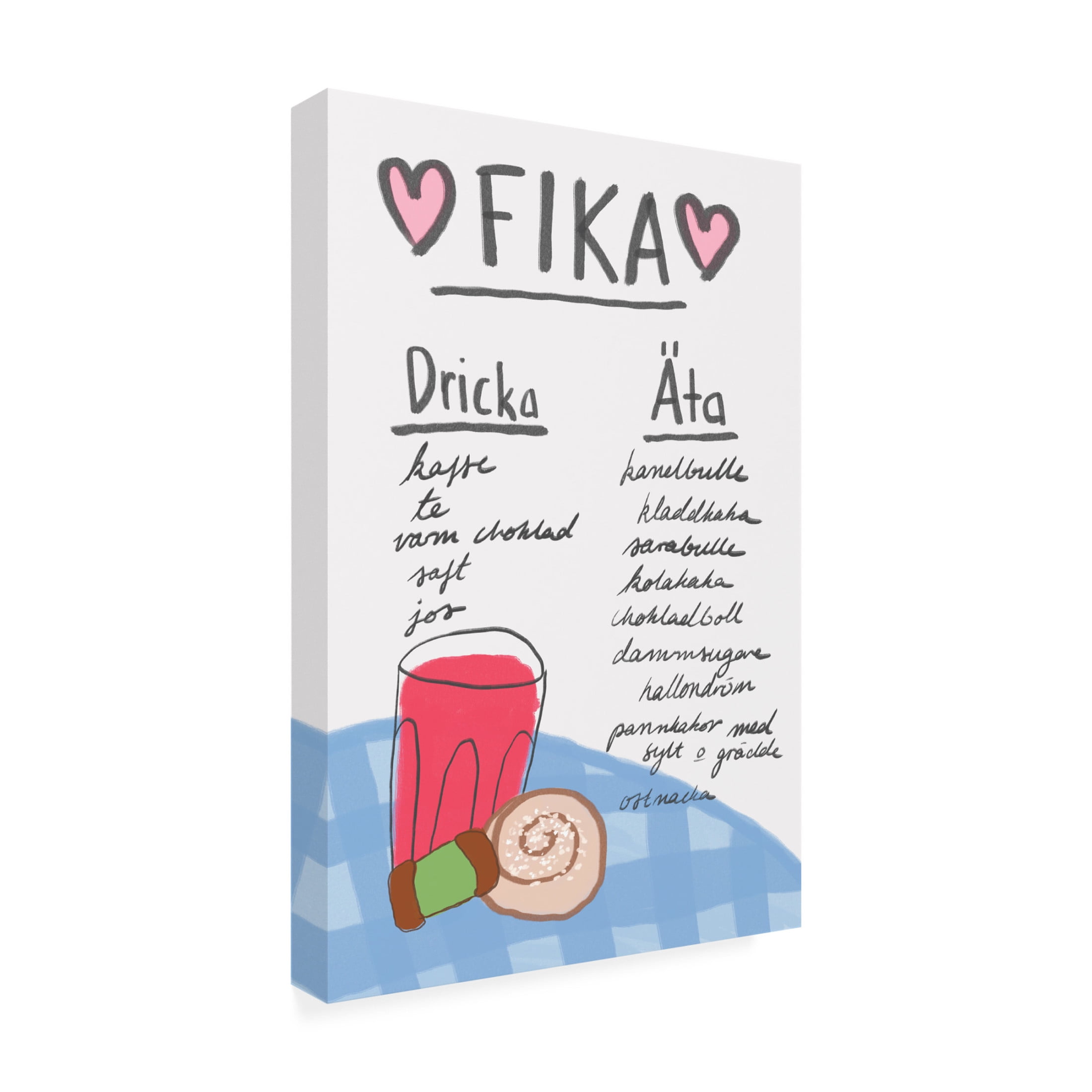 Trademark Fine Art Athene Fritsch  Fika Canvas Wall Art