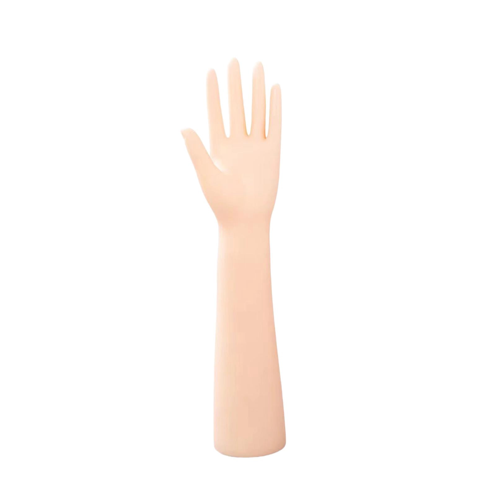 Milageto Female Mannequin Hand Elegant Lightweight Commercial Use Extended Hand Model Left Hand